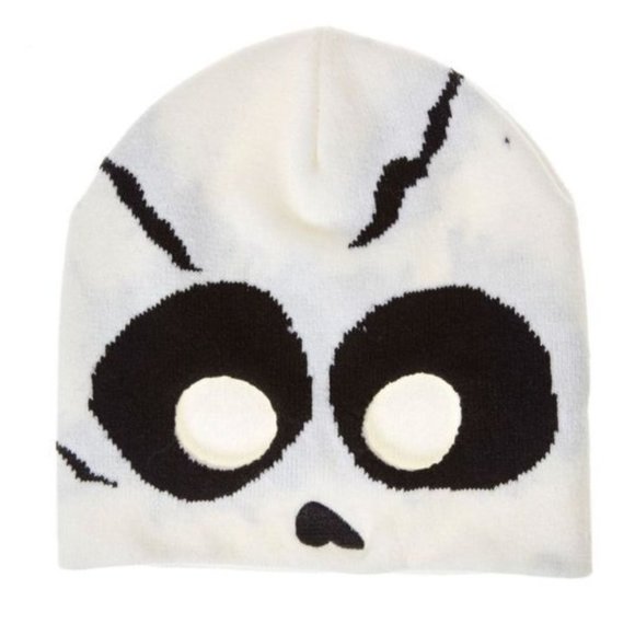 Halloween Accessories Skeleton Beanie Mask Hat Unisex One Size New - Picture 1 of 7